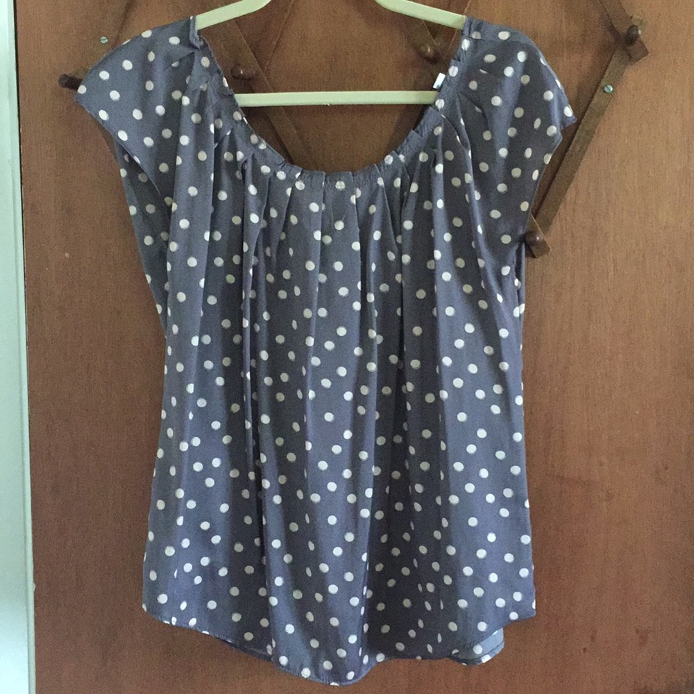 Polka dot Lauren Conrad top